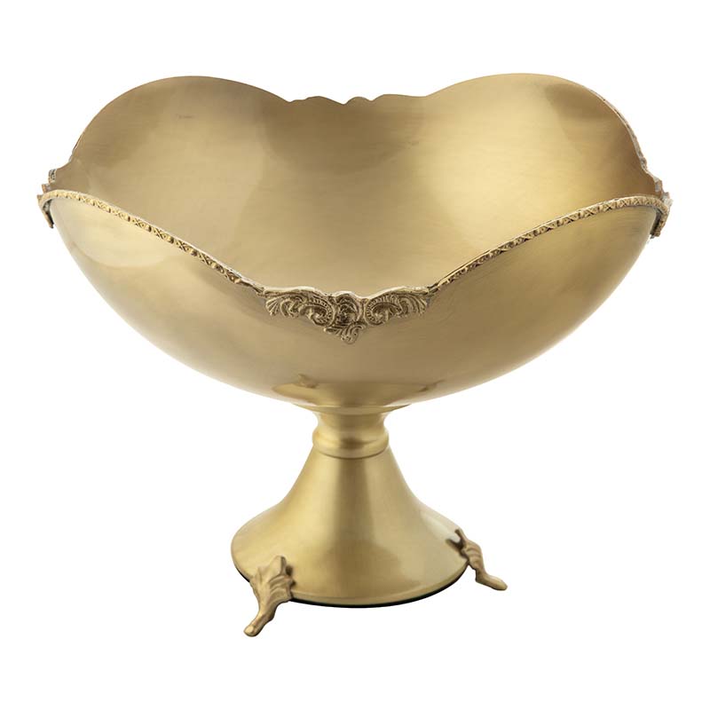 میوه خوری قدح برنجی کارولین