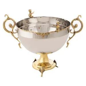 کاسه میوه خوری استیل و برنج دیانا(بزرگ)