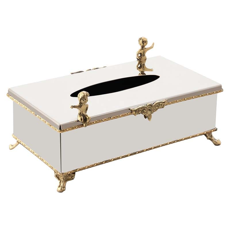 جا دستمال استیل و برنج دیانا