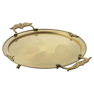 سینی برنجی کارولین