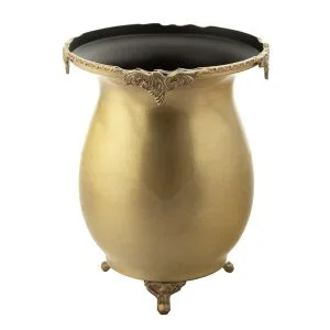 گلدان کوزه ای برنجی کارولین