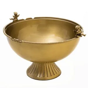 کاسه آجیل بدون دسته برنجی کویین