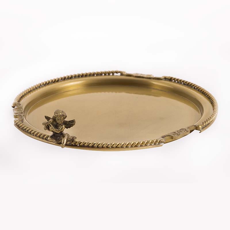 پیش دستی تک برنجی کویین