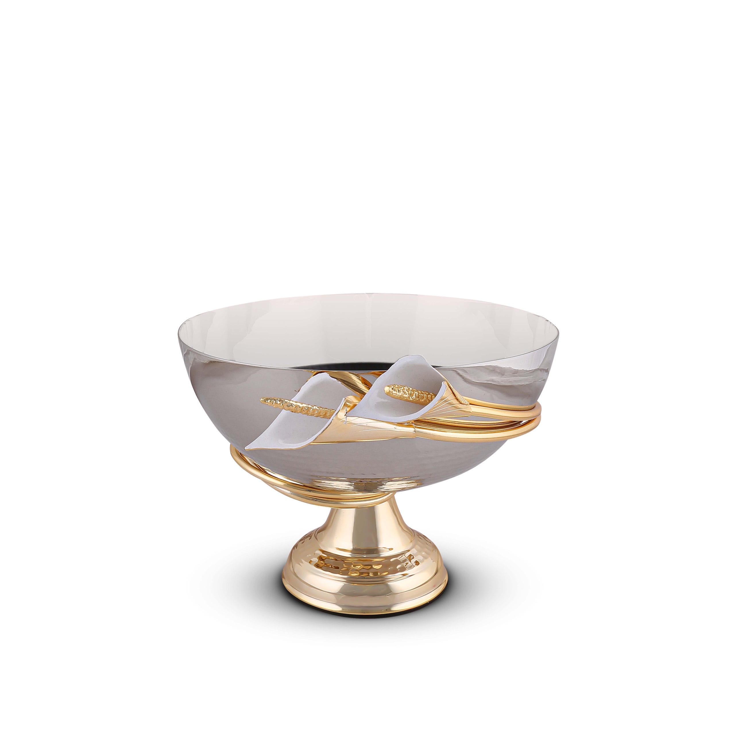 کاسه آجیل نصف‌چکشی گل شیپوری مدل CLH-403