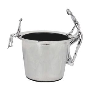 یخدان ژستو مدل GES-26 با بدنه استیل و داخل مشکی