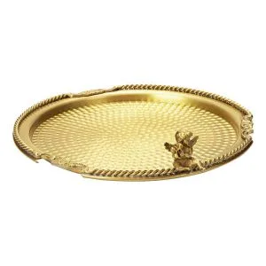 پیش دستی تک برنجی رلیک (تکی)