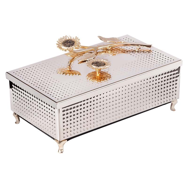 جاکاردی نصف چکشی برنجی گل آفتابگردان