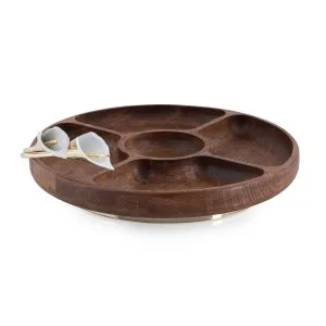 اردو 5 خانه (بزرگ) چوب و برنج گل شیپوری